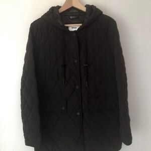 DKNY Woman's Hooded Jacket, Size Medium